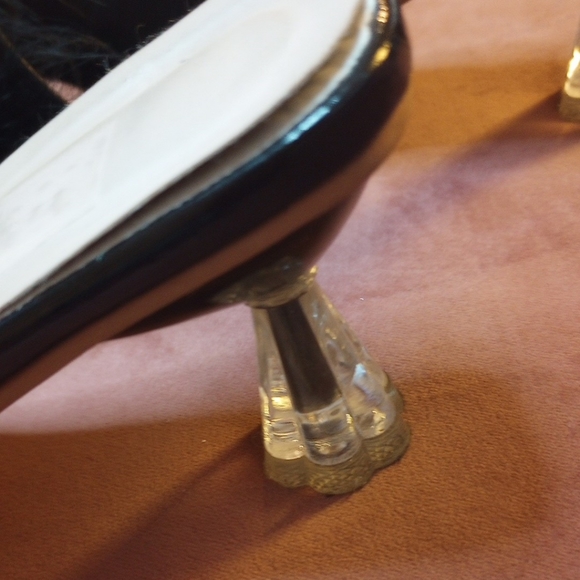 Fur slippers/feather slippers black, Size EUR 37 - Picture 3 of 3